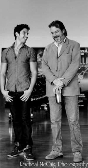 Nick Adams and C. David Johnson @ BroadwayWorld Nick Adams and C. David Johnson Photo